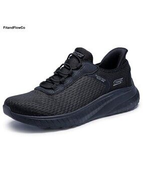 Slip-On Knit Sneakers with Memory Foam and Heel Pillow Comfort